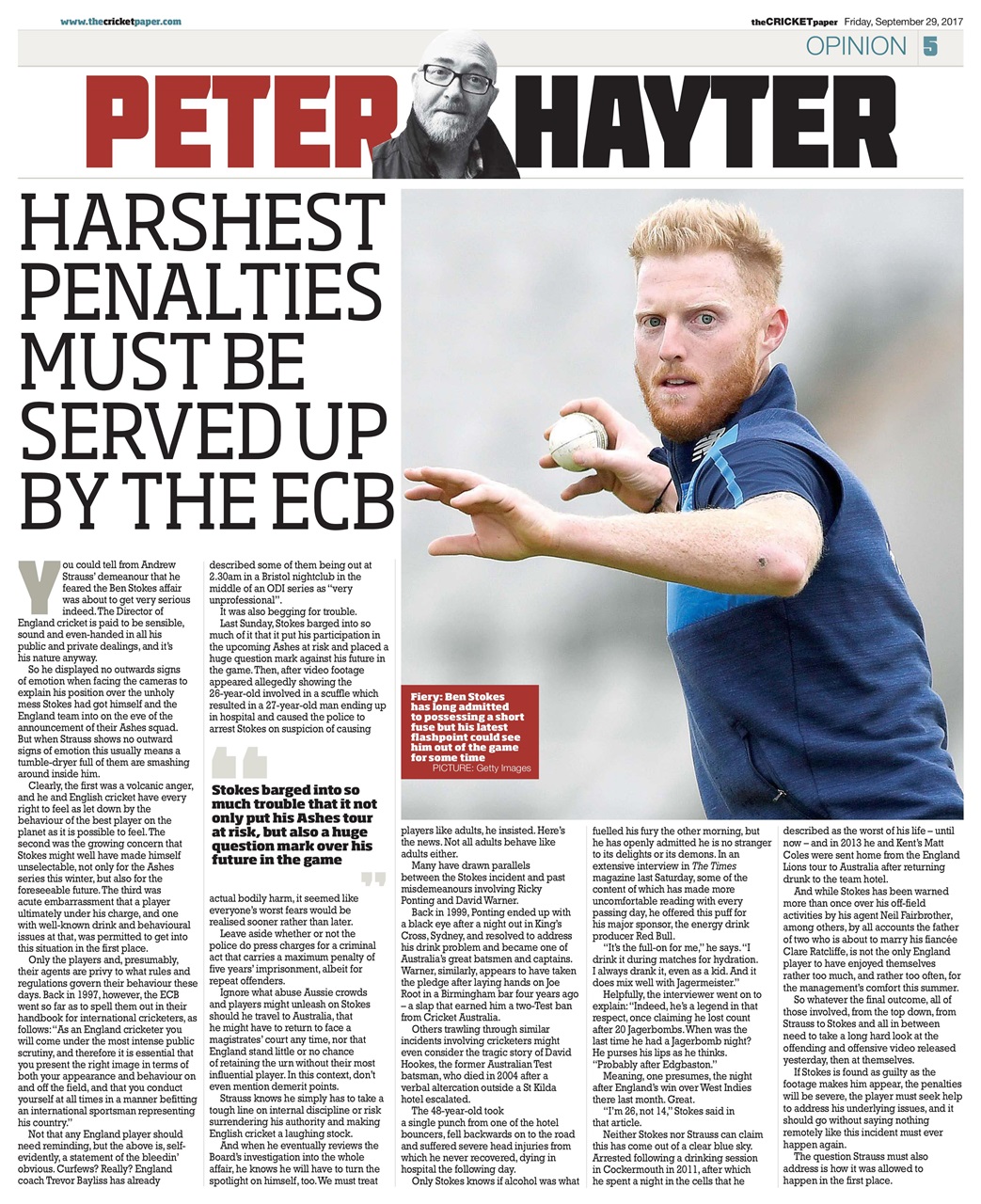 The Cricket Paper Preview Pages