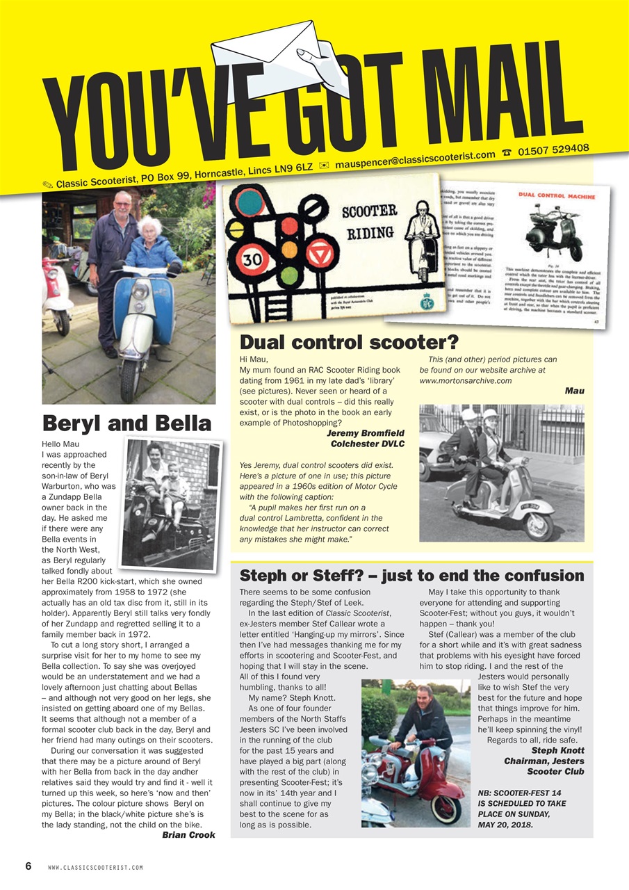 Classic Scooterist Preview Pages