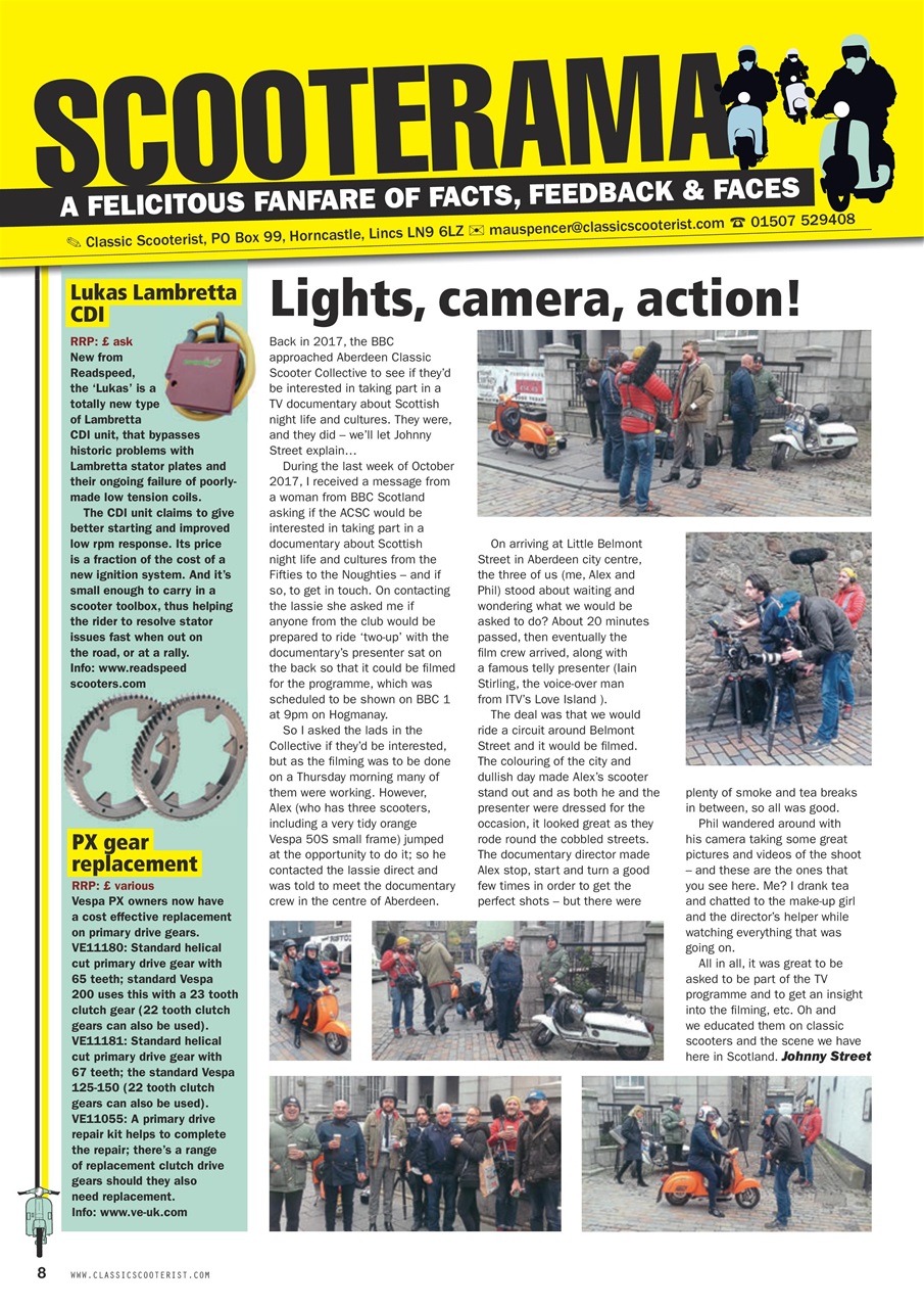 Classic Scooterist Preview Pages