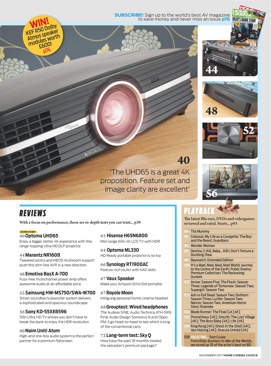 Home Cinema Choice Preview Pages