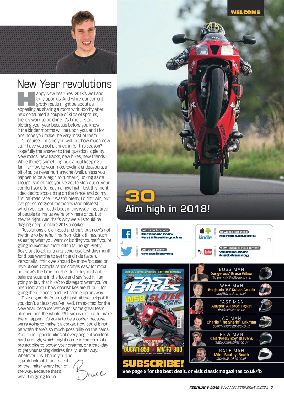 Fast Bikes Preview Pages