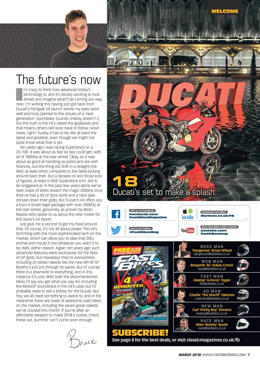 Fast Bikes Preview Pages