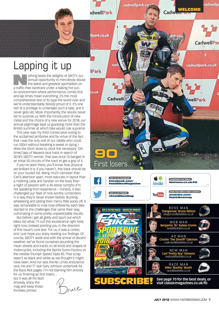 Fast Bikes Preview Pages