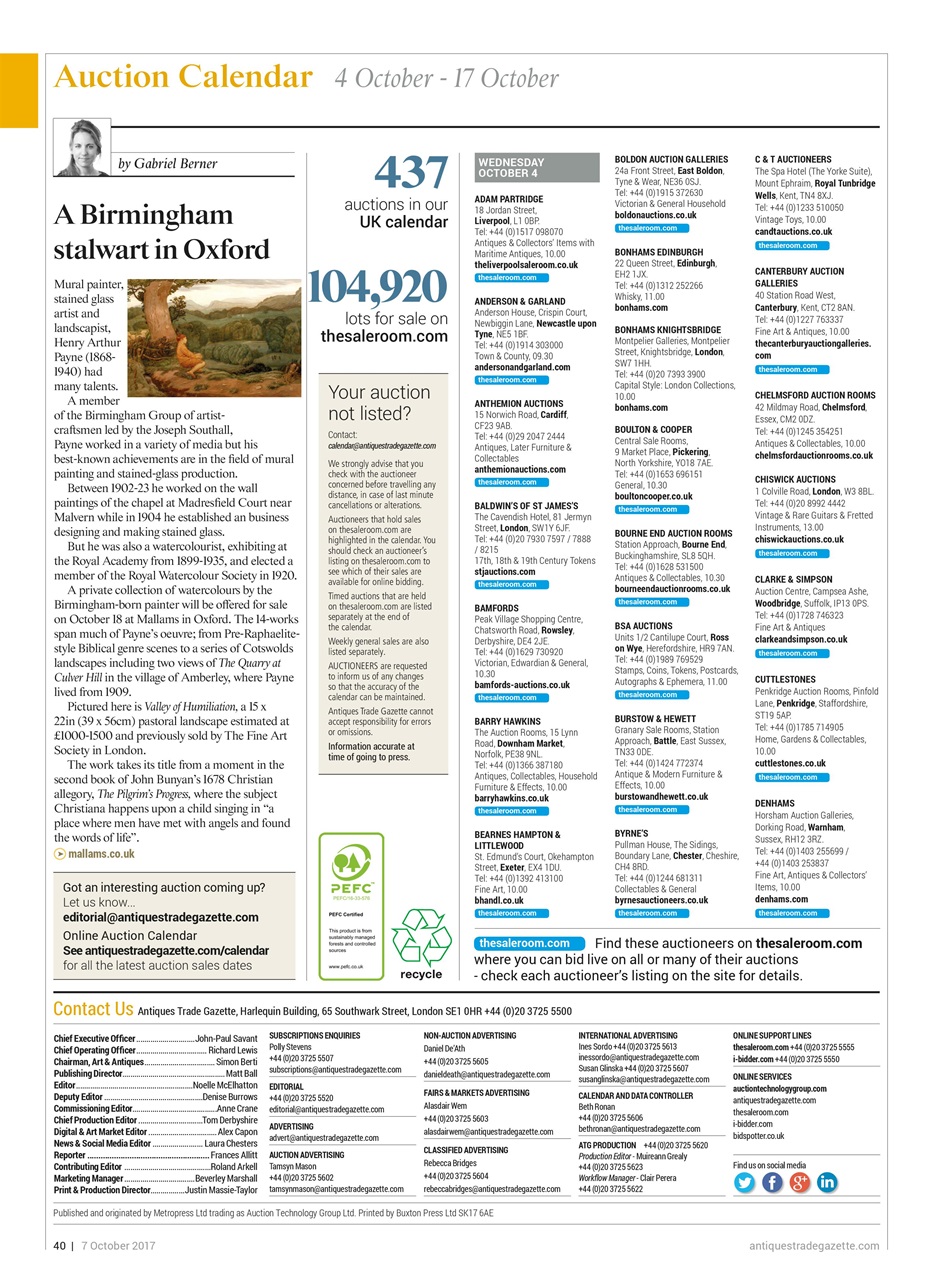 Antiques Trade Gazette Preview Pages