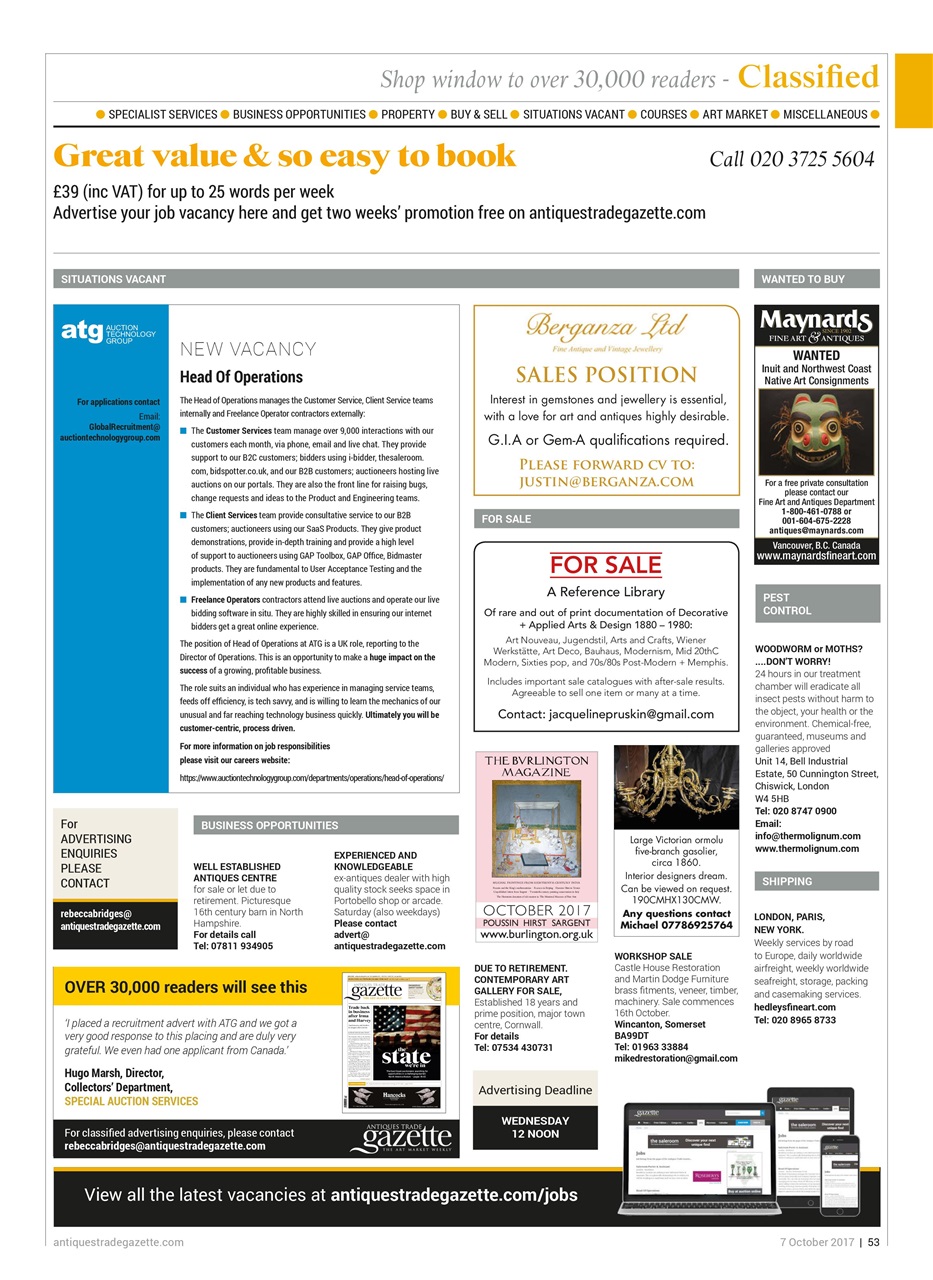Antiques Trade Gazette Preview Pages