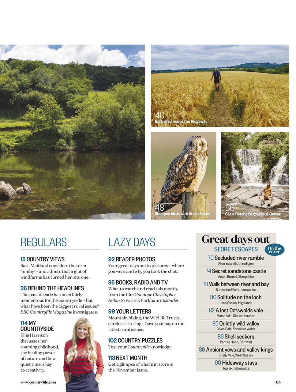 BBC Countryfile Magazine Preview Pages