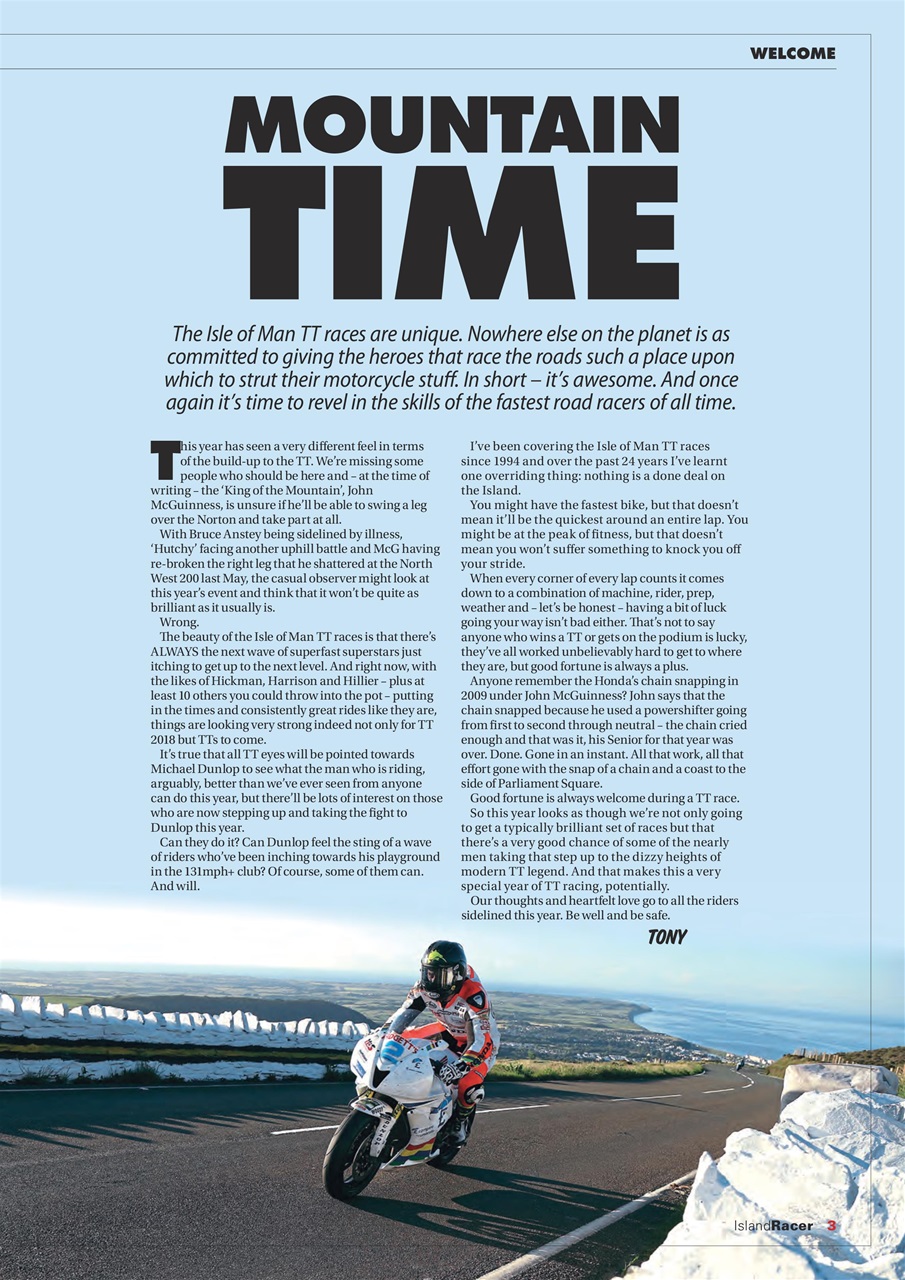 Island Racer Preview Pages