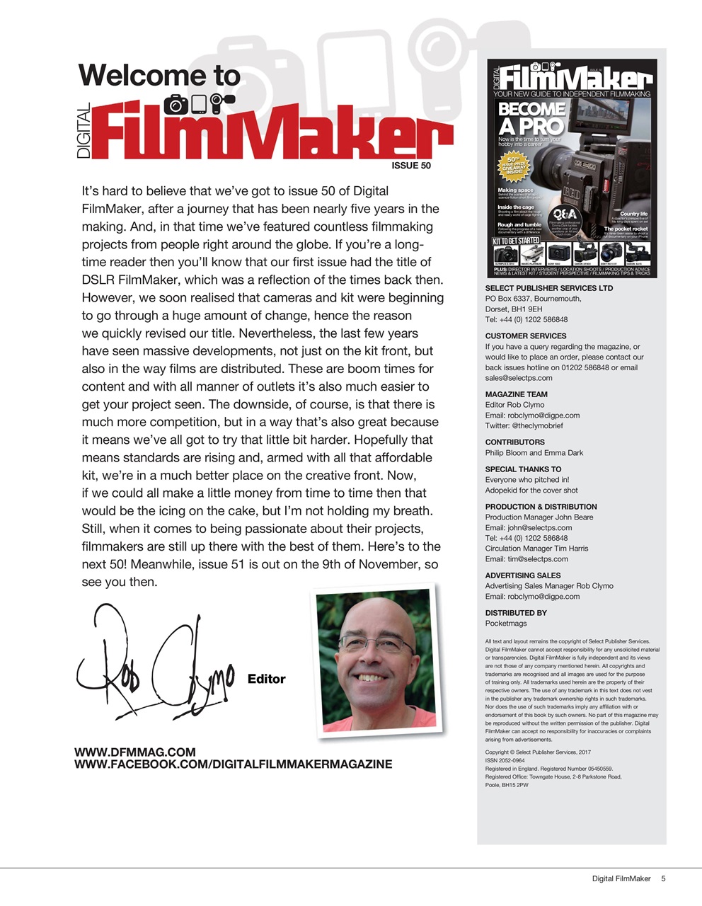 Digital FilmMaker Preview Pages
