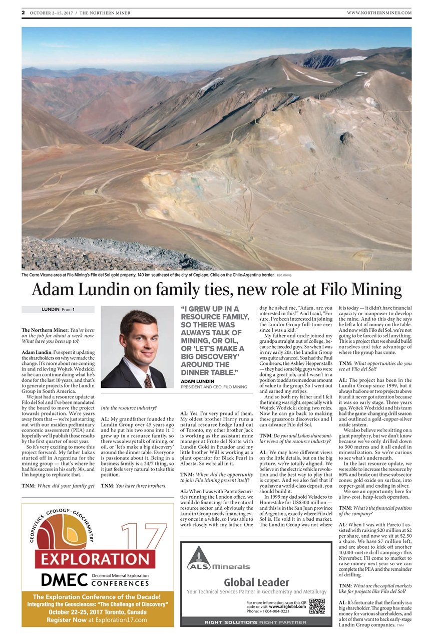The Northern Miner Preview Pages