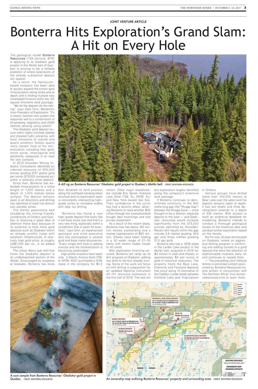 The Northern Miner Preview Pages