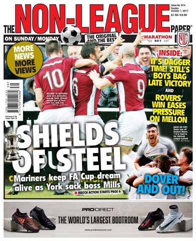 The Non-League Football Paper issue 1st October 2017
