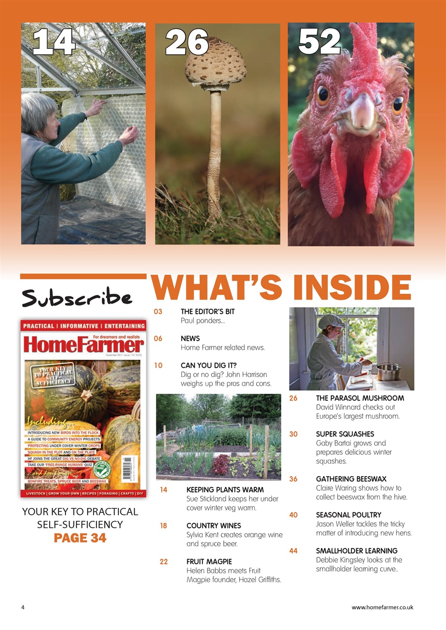 Home Farmer Magazine Preview Pages