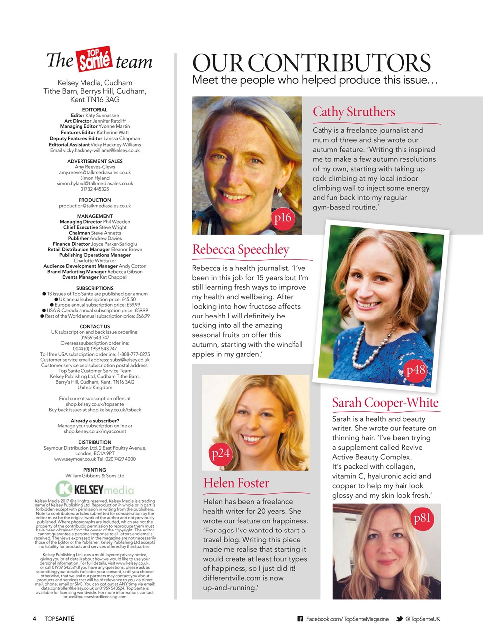 Top Sante Preview Pages