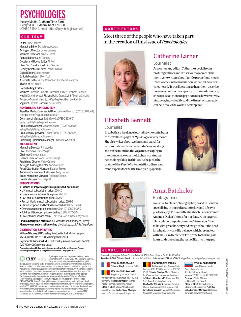 Psychologies Preview Pages