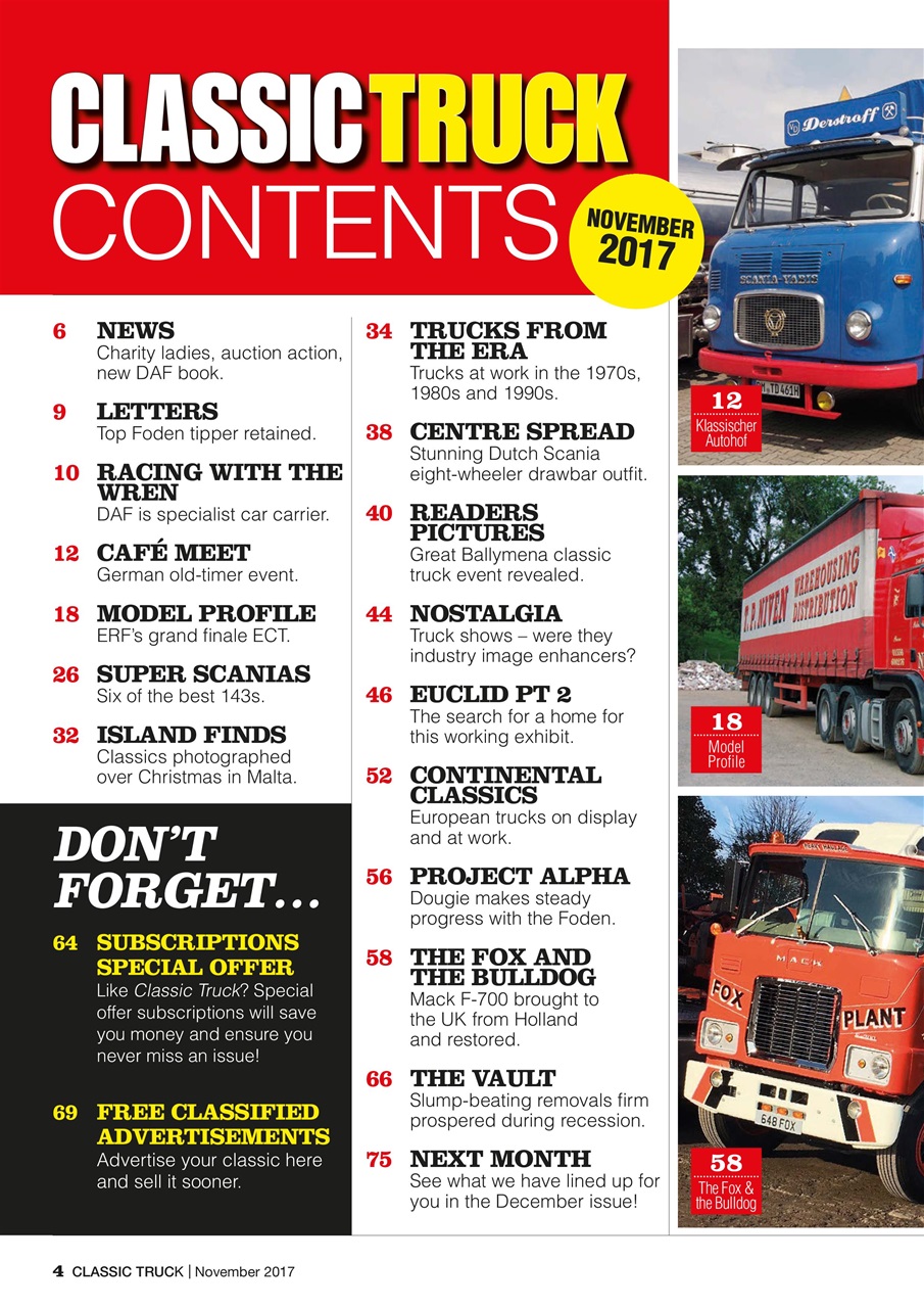 Classic Truck (OLD) Preview Pages
