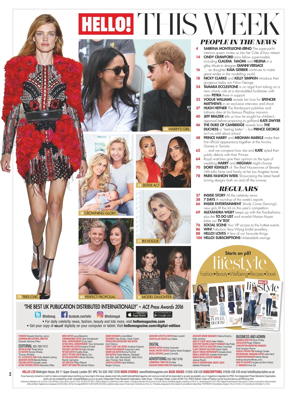 Hello! Magazine Preview Pages