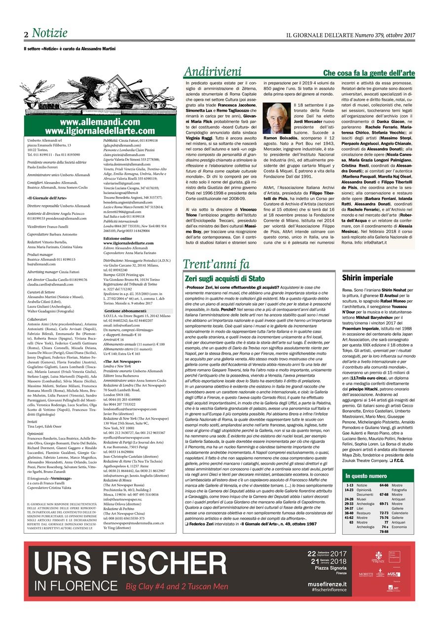 Il Giornale Dell’Arte Preview Pages