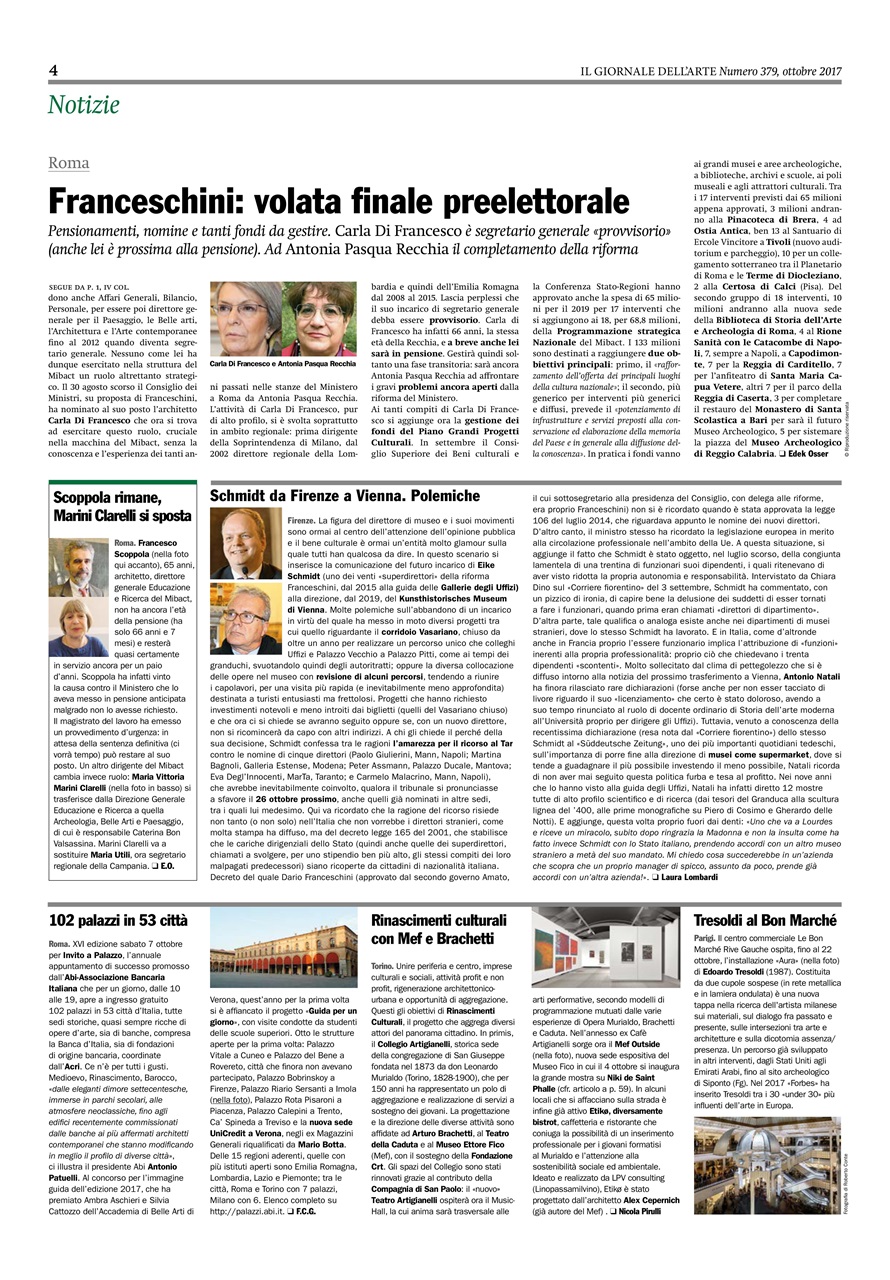 Il Giornale Dell’Arte Preview Pages