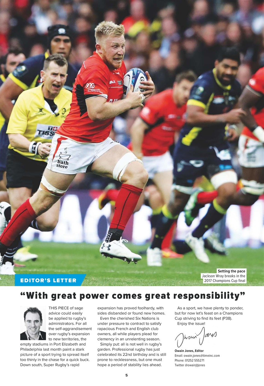 Rugby World Preview Pages