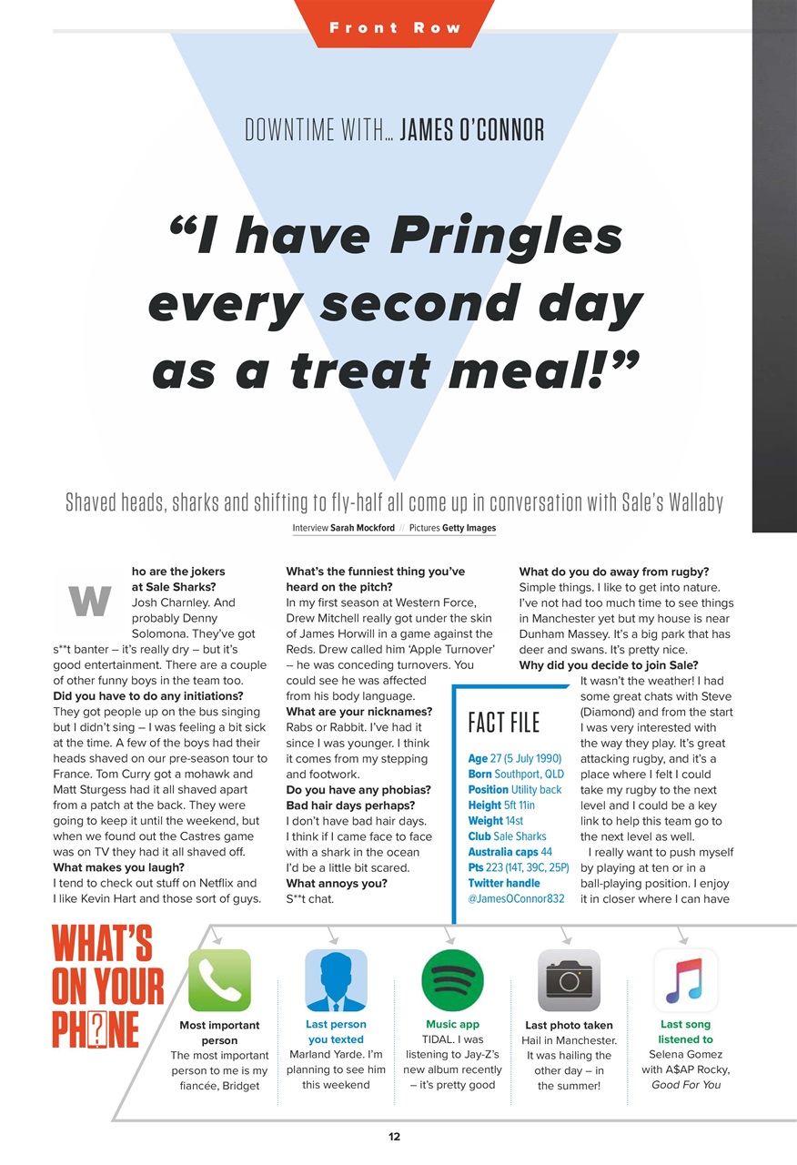 Rugby World Preview Pages