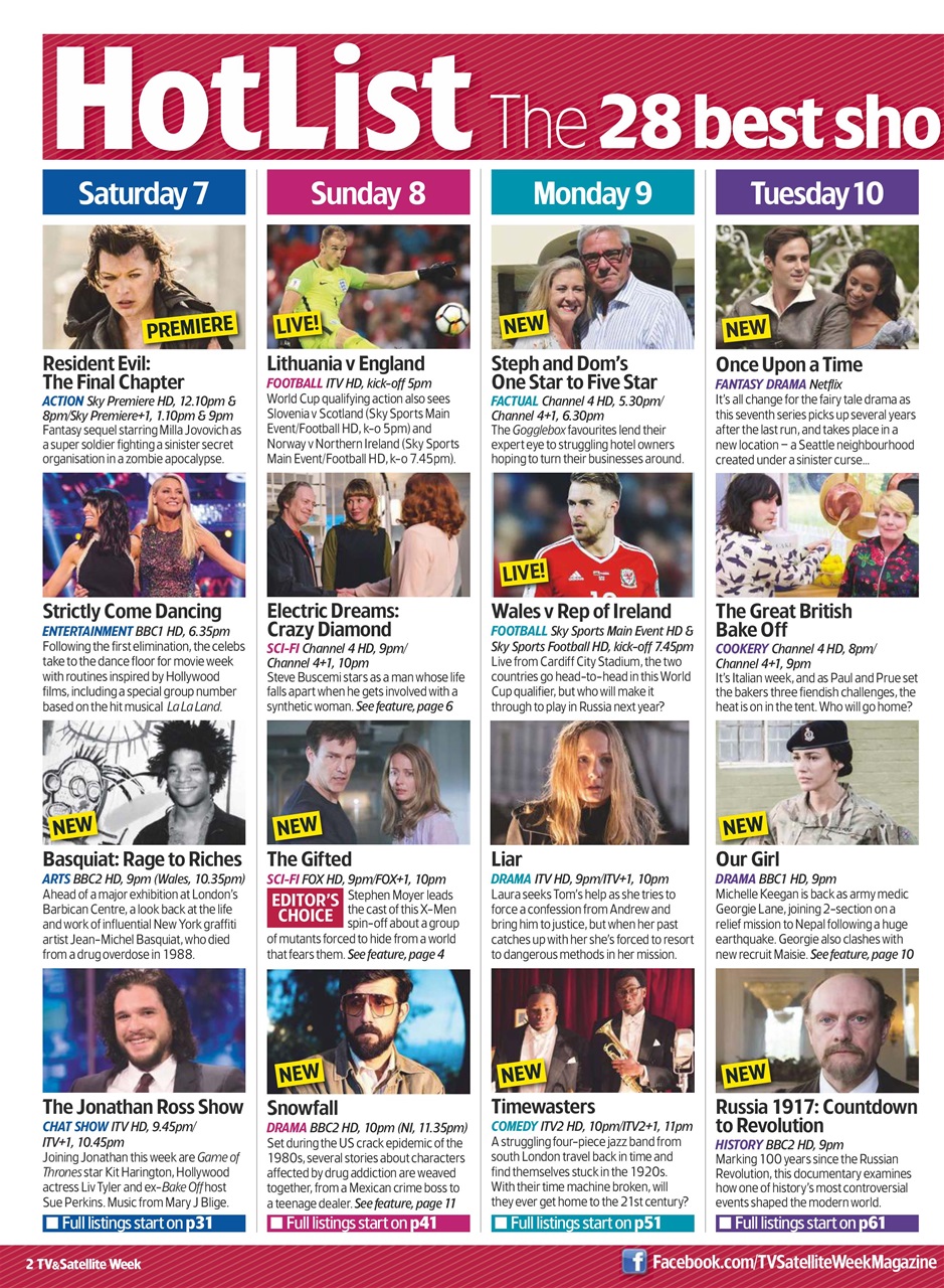 TV & Satellite Week Preview Pages