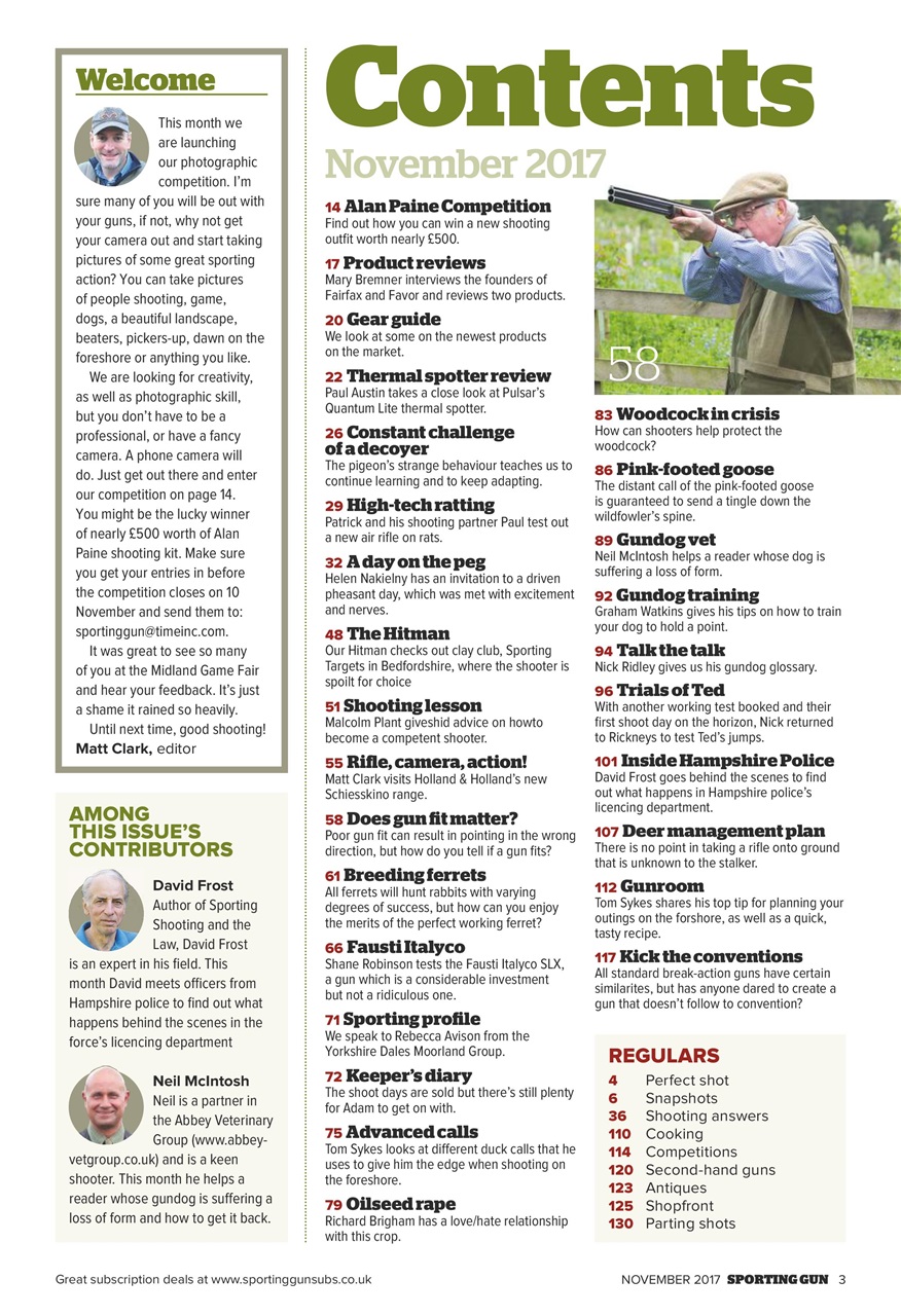 Sporting Gun Preview Pages