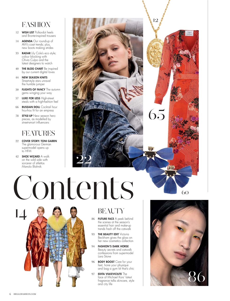 Hello! Fashion Monthly Preview Pages