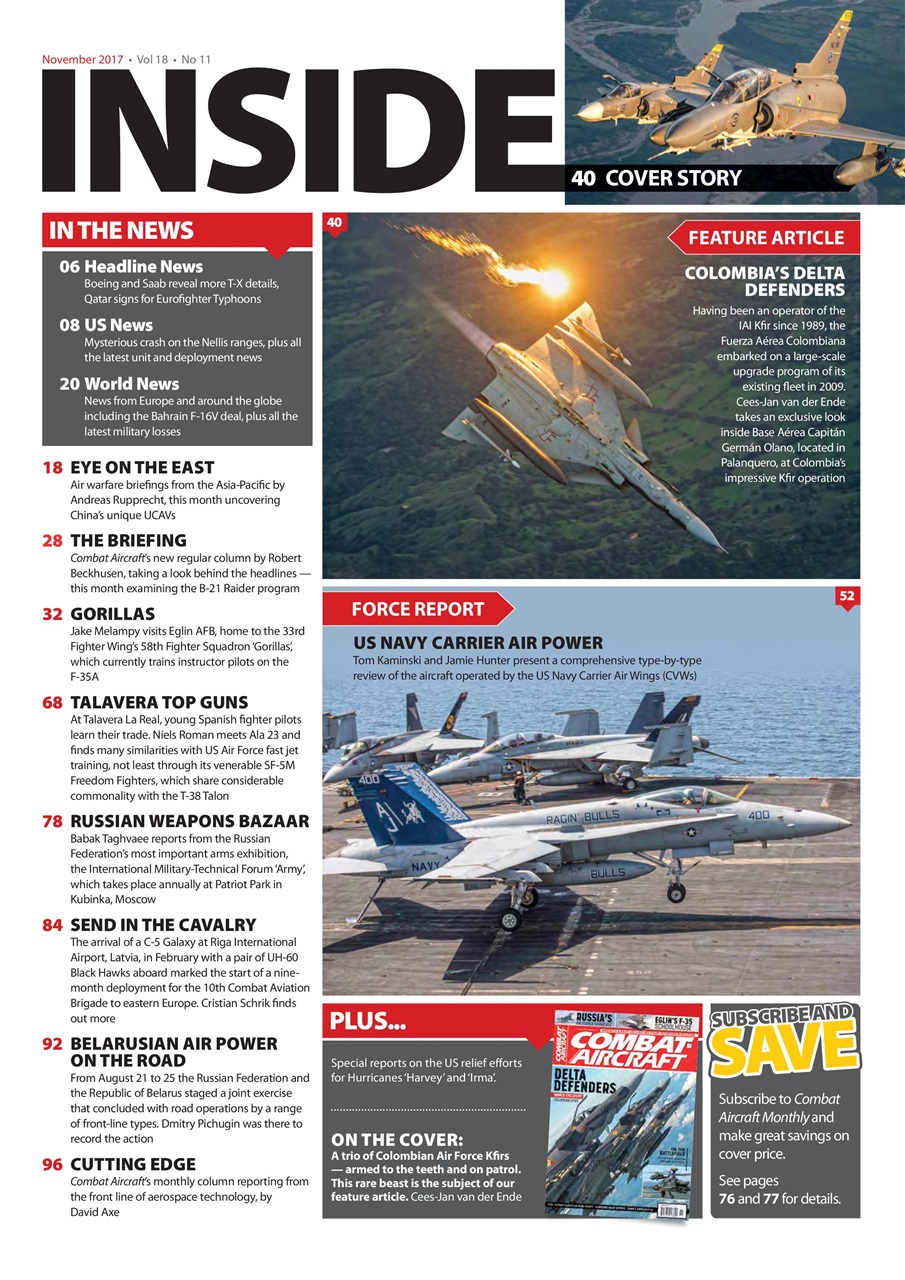 Combat Aircraft Journal Preview Pages
