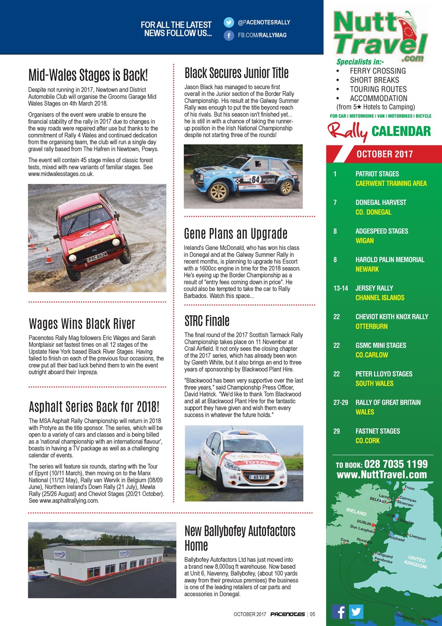 Pacenotes Rally magazine Preview Pages