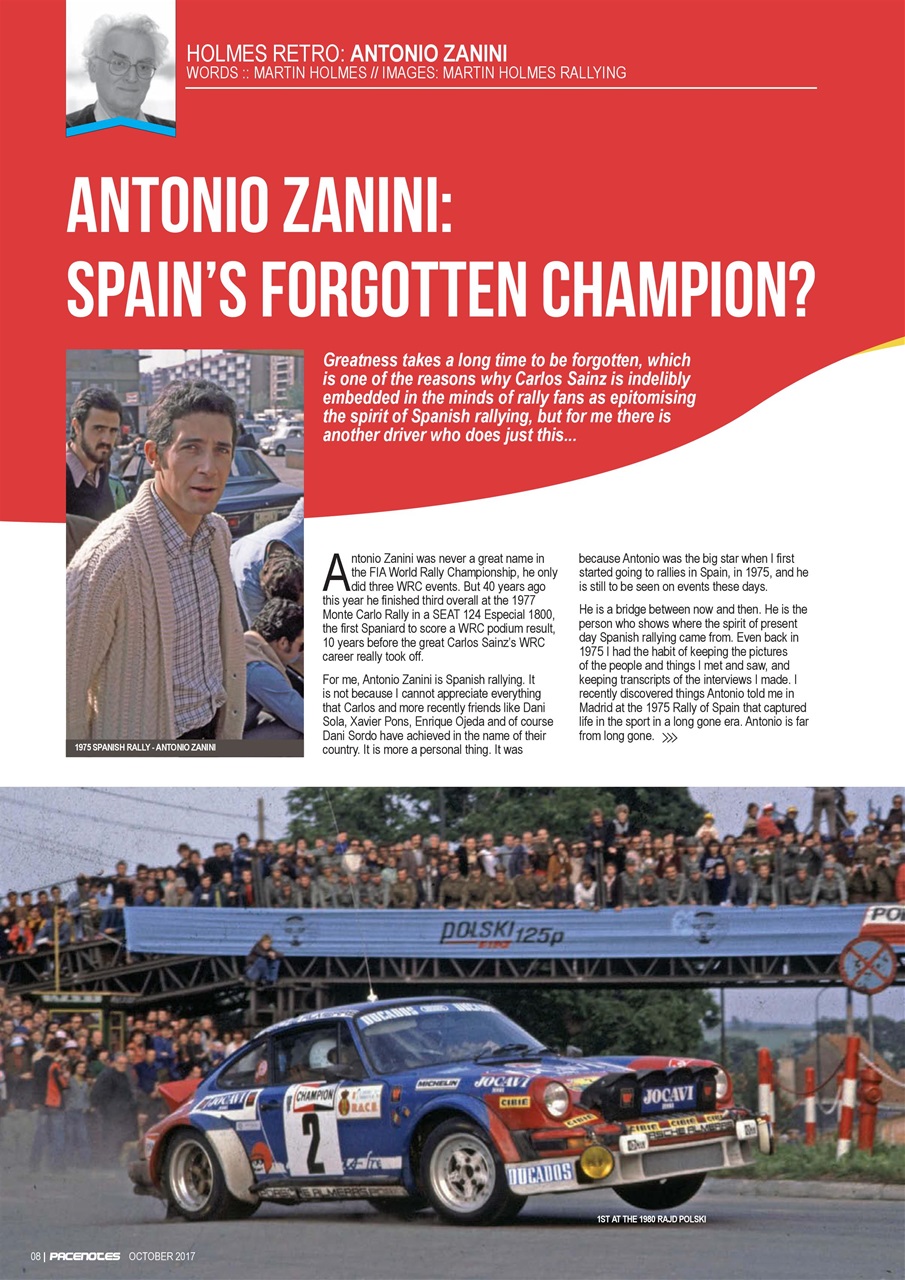 Pacenotes Rally magazine Preview Pages