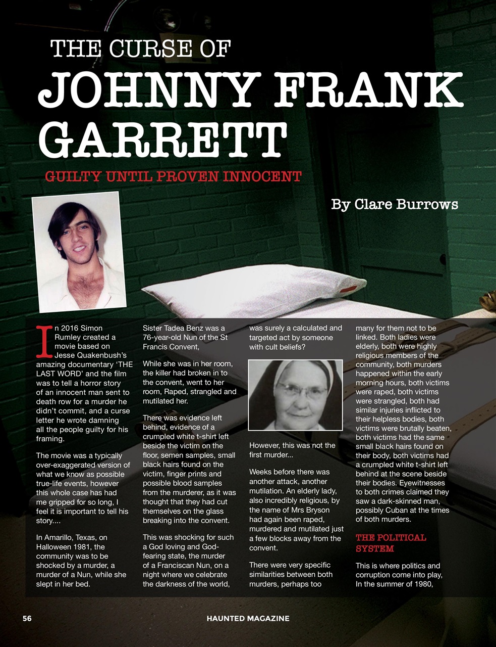 Haunted Magazine Preview Pages