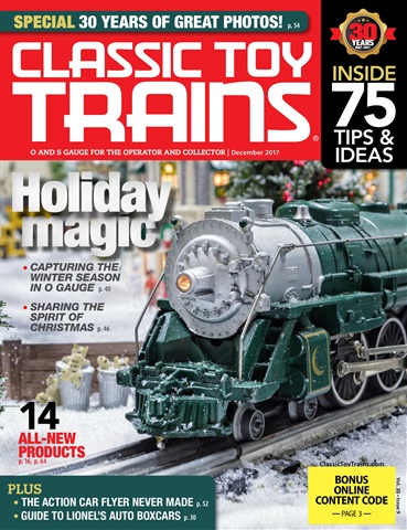 Classic Toy Trains issue December 2017