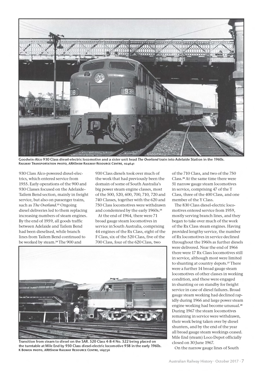 Australian Railway History Preview Pages