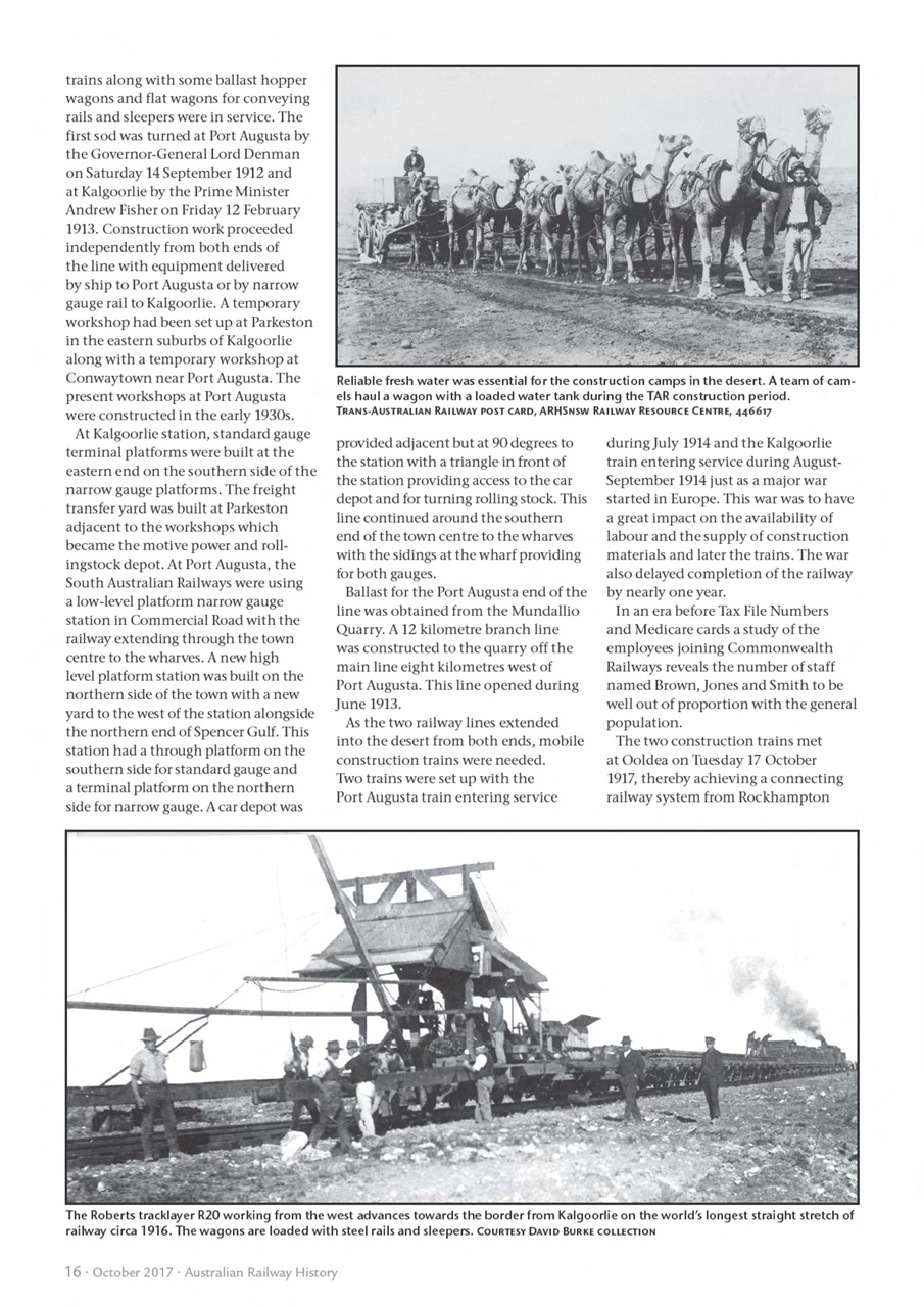 Australian Railway History Preview Pages