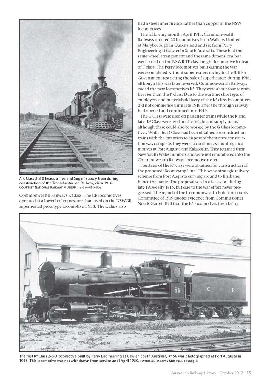 Australian Railway History Preview Pages