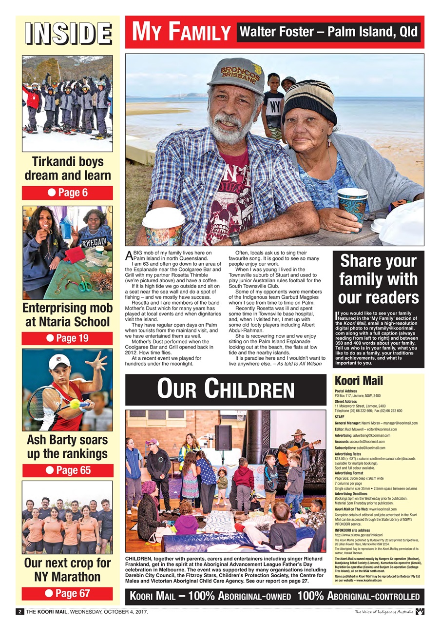 Koori Mail Preview Pages