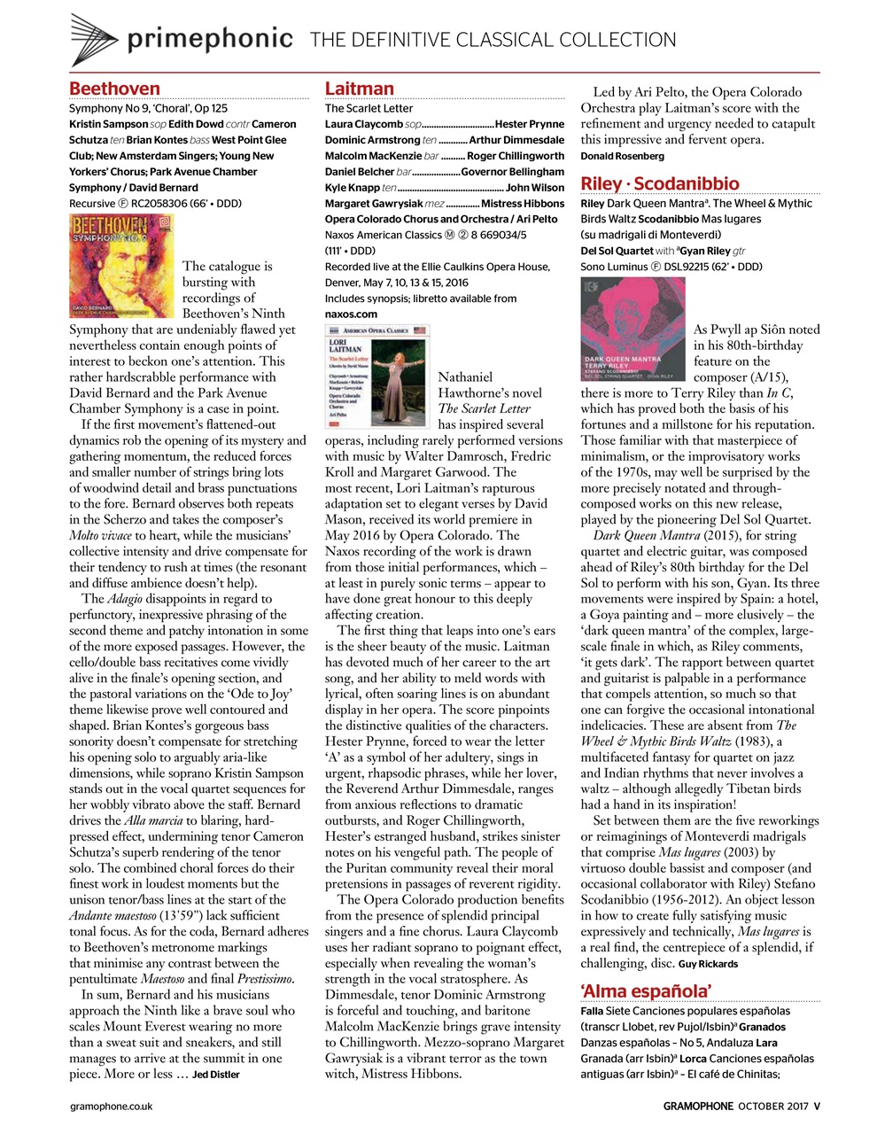 Gramophone Preview Pages