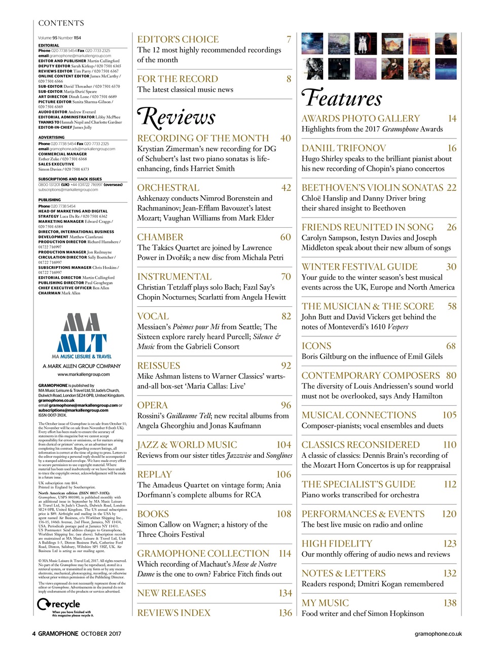Gramophone Preview Pages