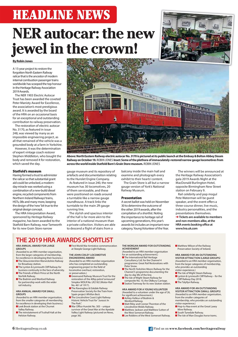 Heritage Railway Preview Pages