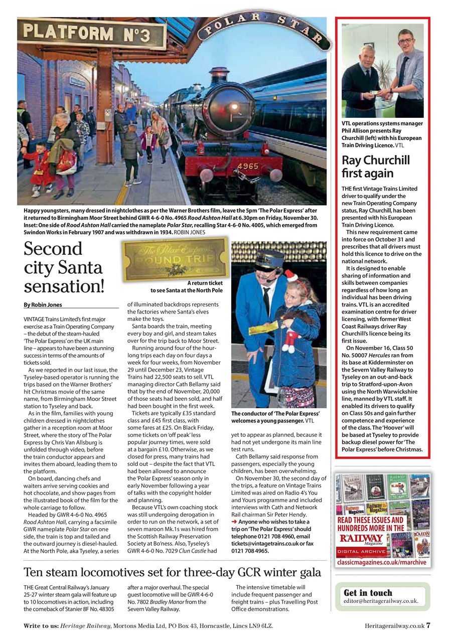 Heritage Railway Preview Pages