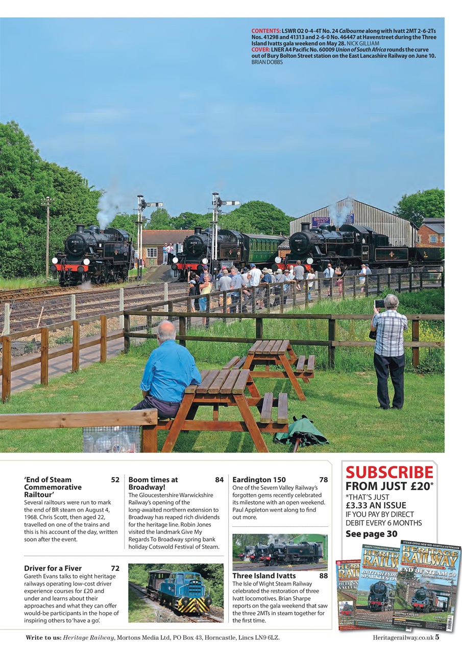 Heritage Railway Preview Pages