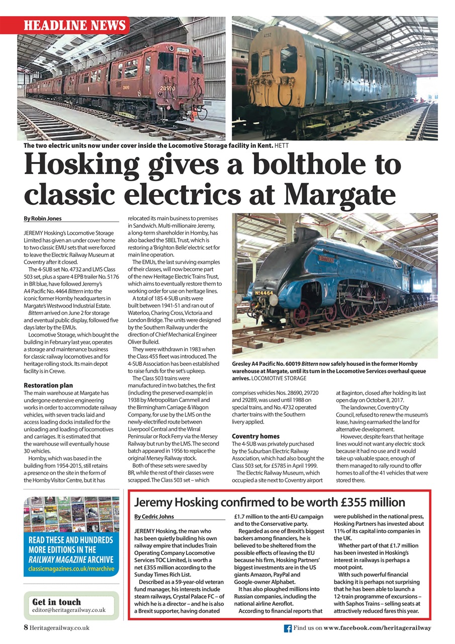 Heritage Railway Preview Pages