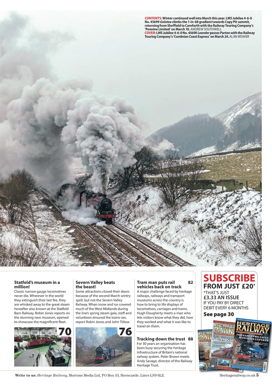 Heritage Railway Preview Pages