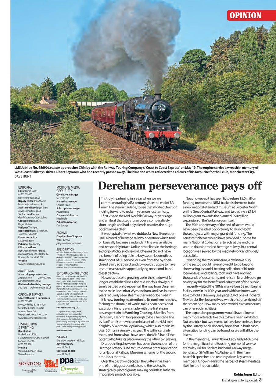Heritage Railway Preview Pages