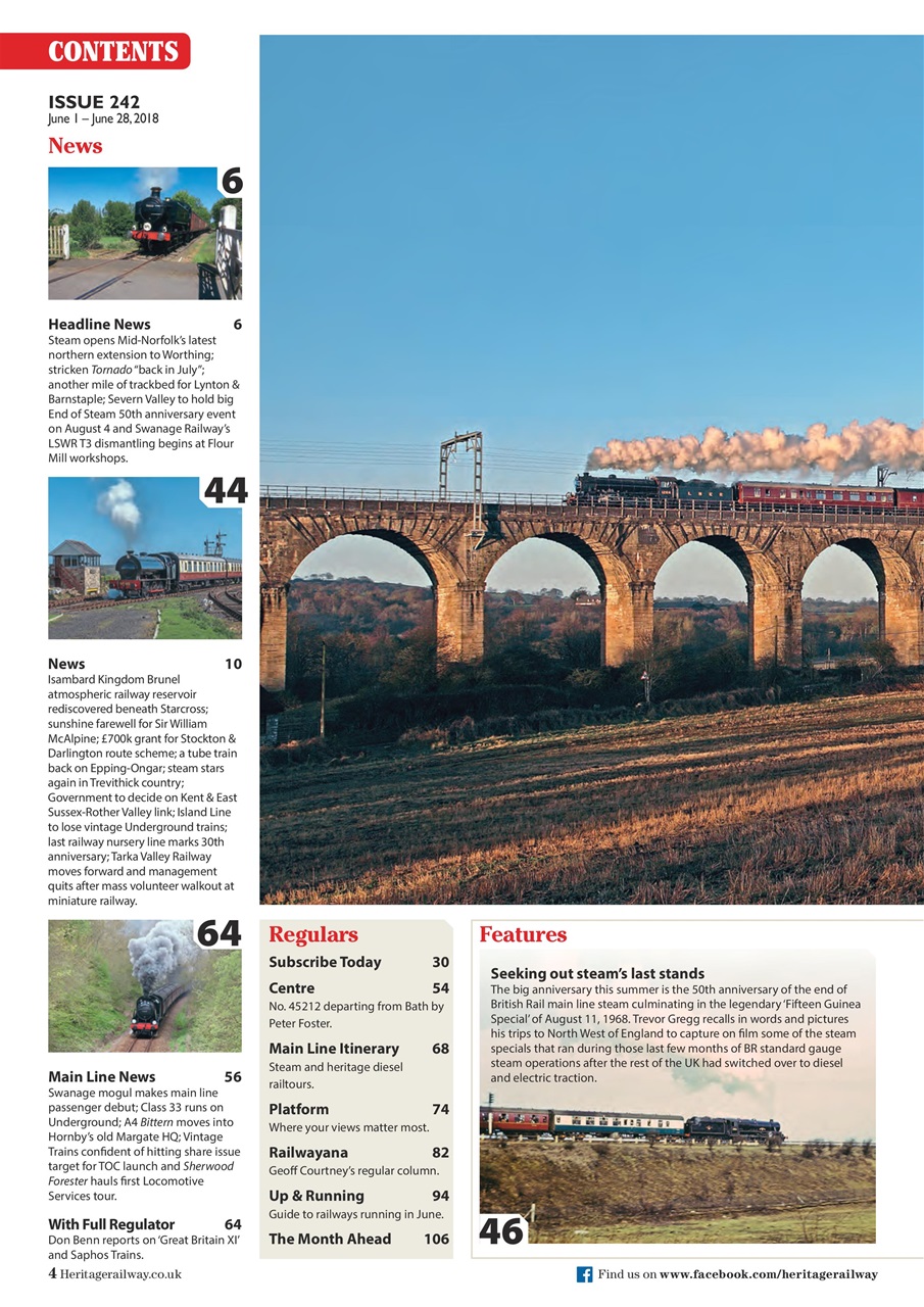 Heritage Railway Preview Pages
