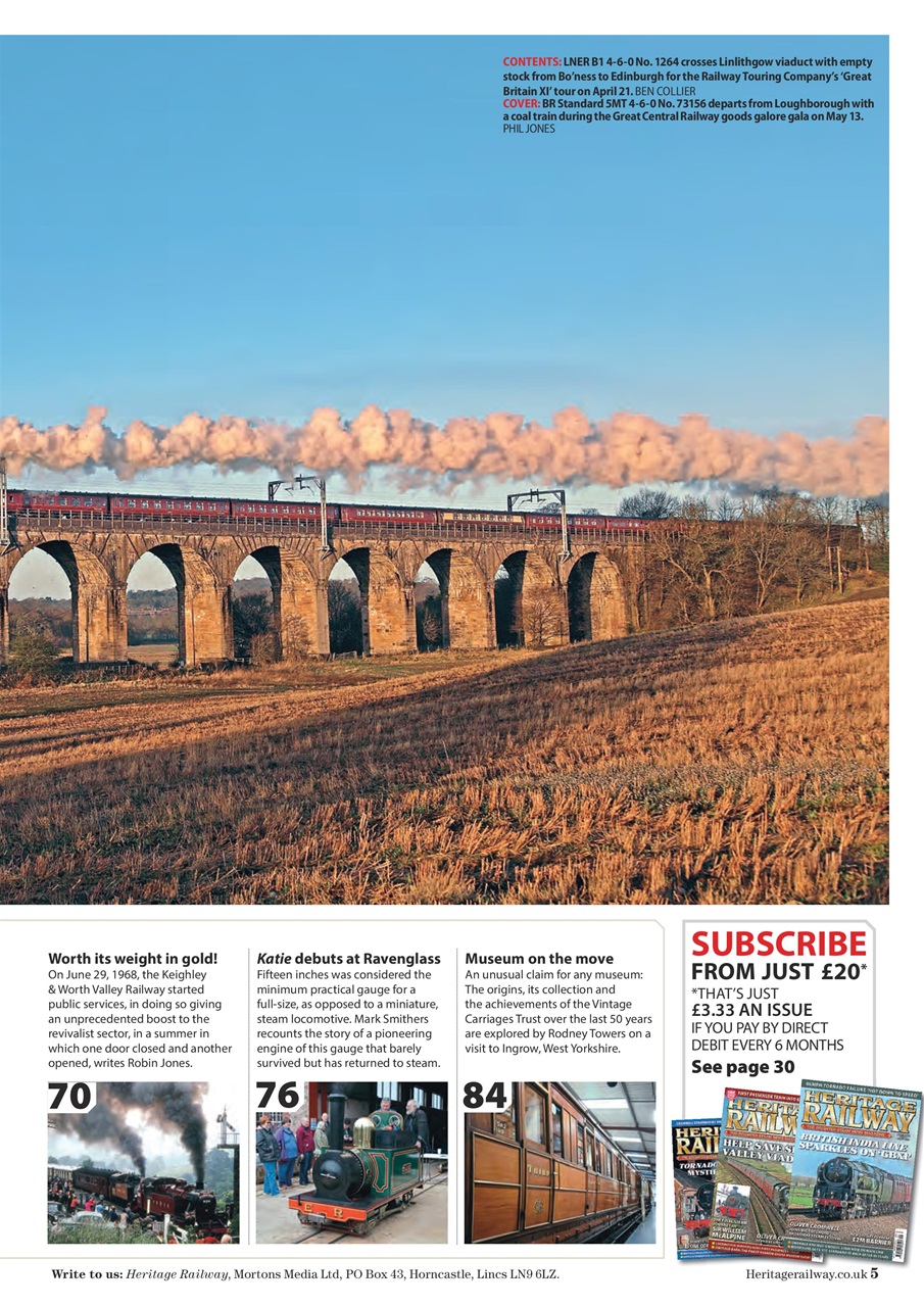 Heritage Railway Preview Pages