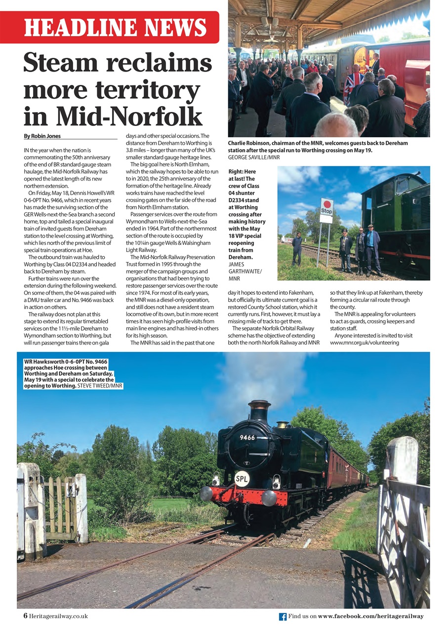 Heritage Railway Preview Pages