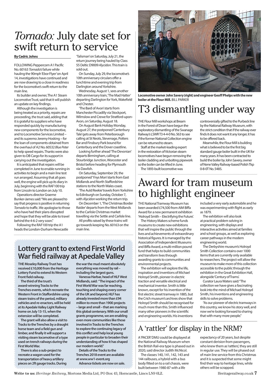 Heritage Railway Preview Pages