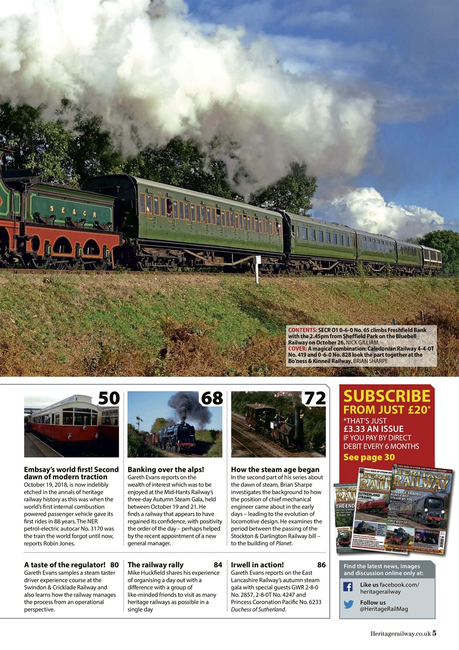 Heritage Railway Preview Pages