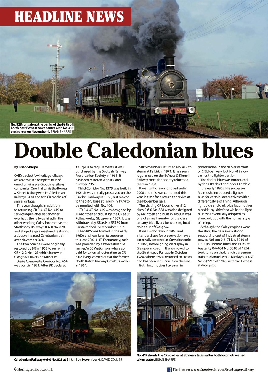 Heritage Railway Preview Pages